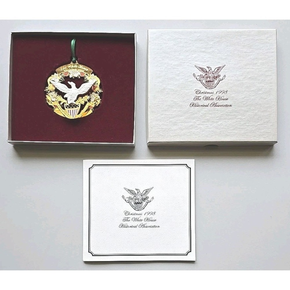 1998 The White House Historical Association Christmas Ornament NEW SKU U183